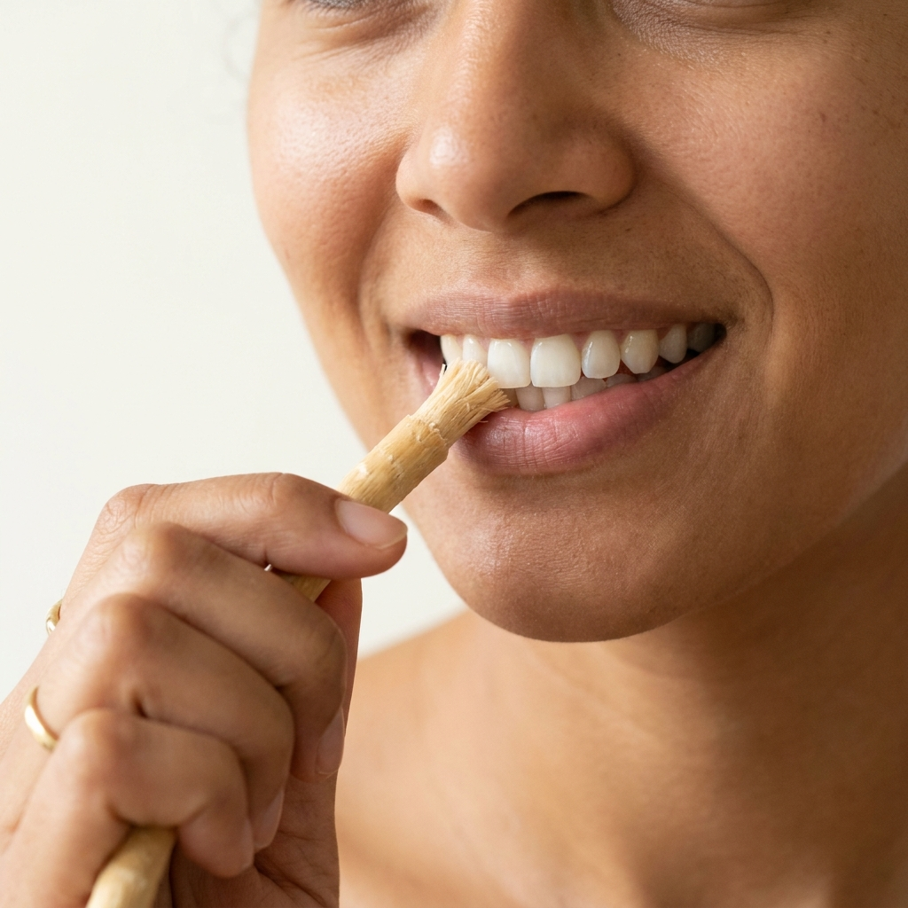 Bâton de siwak naturel - brosse à dent sans eau